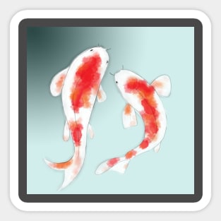 Koi Fish Sticker